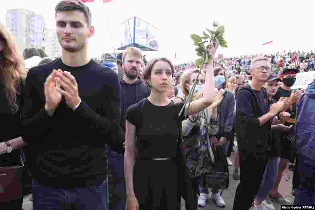 Біля станції метро&nbsp;&laquo;Пушкінська&raquo;&nbsp;в Мінську