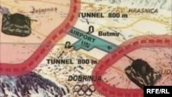 Mapa sarajevskog tunela