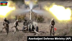 Azerbejdžanski vojnici tokom borbe 20. oktobra