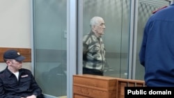 Фазыл Валиахметов в суде по продлению меры пресечения. Фотография опубликована в публичных чатах