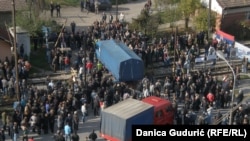 Protest radnika FAP-a, Priboj, oktobar 2013