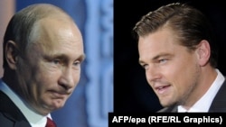 Presidenti rus, Vladimir Putin, dhe aktori amerikan, Leonardo DiCaprio.