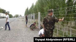 Кыргыз-өзбек чек арасы.