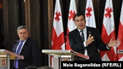 მიხეილ სააკაშვილი და დავით უსუფაშვილი