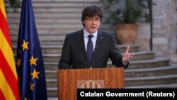 Карлес Пучдемон, фото 28 жовтня 2017 року