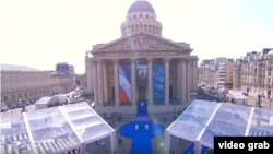 La ceremonia de la Paris la intrarea în Pantheon