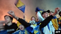 Bh. navijači bodre domaći fudbalski tim na kvalifikacijama za SP, 2013.