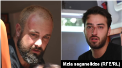 Журналисты Радио Свобода Дато Коридзе и Торнике Мандария