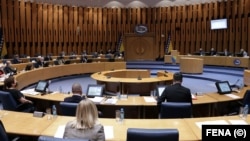 Kvorum neophodan za odlučivanje u Domu naroda čini devet delegata (na fotografiji: sjednica Doma naroda, 27. april 2021.)