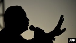 Turkish President Recep Tayyip Erdogan delivers a speech in Istanbul on May 4.