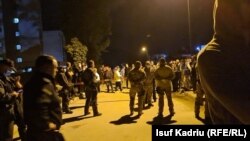 Pamje afër spitalit të Tetovës