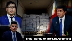 Мухаммедкалый Абылгазиев (справа), Бакыт Калмуратов (вверху) и Эмиль Жамгырчиев. Коллаж.