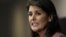 U.S. Ambassador to the UN Nikki Haley