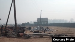 Забайкальское село Ульдурга в дыму на 9 день лесных пожаров