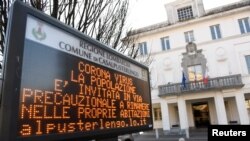 Carantină în nordul Italiei