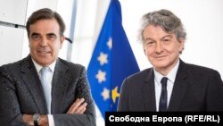 Маргаритис Схинас и Тиери Бретон 