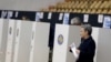 Kosovo - People prepare to cast their votes at a polling station in Pristina, Kosovo, October 6. 2019.