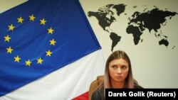 Bjeloruska sprinterka Kristina Timanovskaja sa Olimpijskih igara u Tokiju zatražila je azil u Poljskoj, 5. avgust 2021. Varšava
