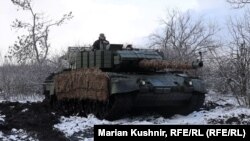 Танк Leopard 1A5 поблизу Покровська, лютий 2025 року