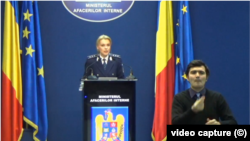 Monica Dajbog, purtătorul de cuvânt al Ministerului de Interne