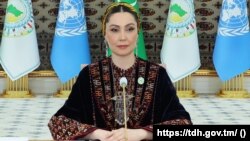 Oguljahan Atabaýewa (Türkmenistanyň Döwlet habarlar agentliginden alnan surat)