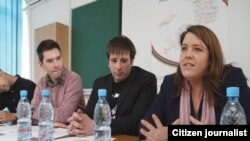 Mladi ambasadori mira na sastanku sa Mary Ann Hennesy u Sarajevu