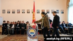 Президентские выборы в Кыргызстане. Бишкек, 30 октября 2011