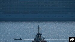 Az Open Arms segélycsoport hajója kétszáz tonna rizst és lisztet szállít közvetlenül Gázába Ciprusról 2024. március 12-én