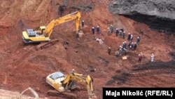 Nesreća u rudniku Kreka kod Tuzle, sjeverna Bosna, 22. 2. 2015. (arhivska fotografija) 
