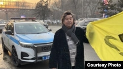 Асхат Ахмедьяров в Алматы, 8 февраля 2025 г. (Фото со страницы Бахытжан Торегожиной в Facebook'е)