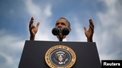 Barack Obama u Marylandu govori o blokadi vlade, oktobar 2013.