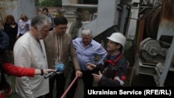 Глава ДонОВГА Жебривский в Мариуполе