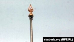 Флягшток на будучай плошчы дзяржаўнага сьцяга ў Менску