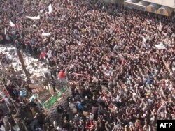 Anti-režimski protesti u Homsu, Sirija, 27. decembar 2011.