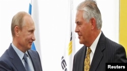 Рекс Тиллерсон и Владимир Путин
