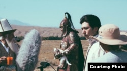 На съемках фильма «Саякбай».