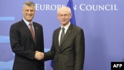 Hashim Thaçi dhe Herman Von Rompuy