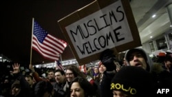 Demonstracije protiv prve uredbe o zabrani ulaska u SAD