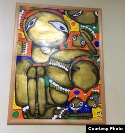 Картина Емми Андієвської у Чернівецькому університеті імені Юрія Федьковича