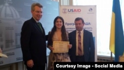 Iulia Matvienko, absolventă a Institutului de Drept al Universității din Poltava