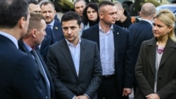 Юлія Світлична і президент Володимир Зеленський. Харків, 6 листопада 2019 року