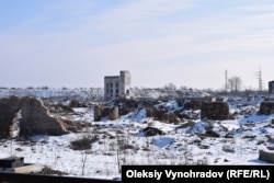 Останки содового завода в Лисичанске