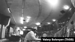 Блочный щит управления энергоблоком ЧАЭС