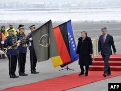 Vizita e kancelares Gjermane në Kosovë, Angela Merkel.