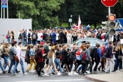 Студентський марш у Мінську. 1 вересня 2020 року