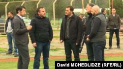 ლევან კობიაშვილი (მარცხნივ), ირაკლი ტაბაღუა (ცენტრში)