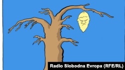 Karikatura Predraga Koraksića Coraxa