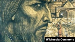 Фрагмент картины "Опричнина" художника Ильи Глазунова