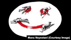 Karikatura Mana Neyestanija kao podrška Charlie Hebdo, 2015.