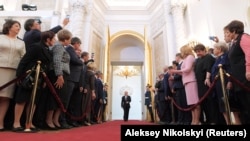 Інавгурація переобраного президента Росії Володимира Путіна. Москва, Кремль, 7 травня 2018 року